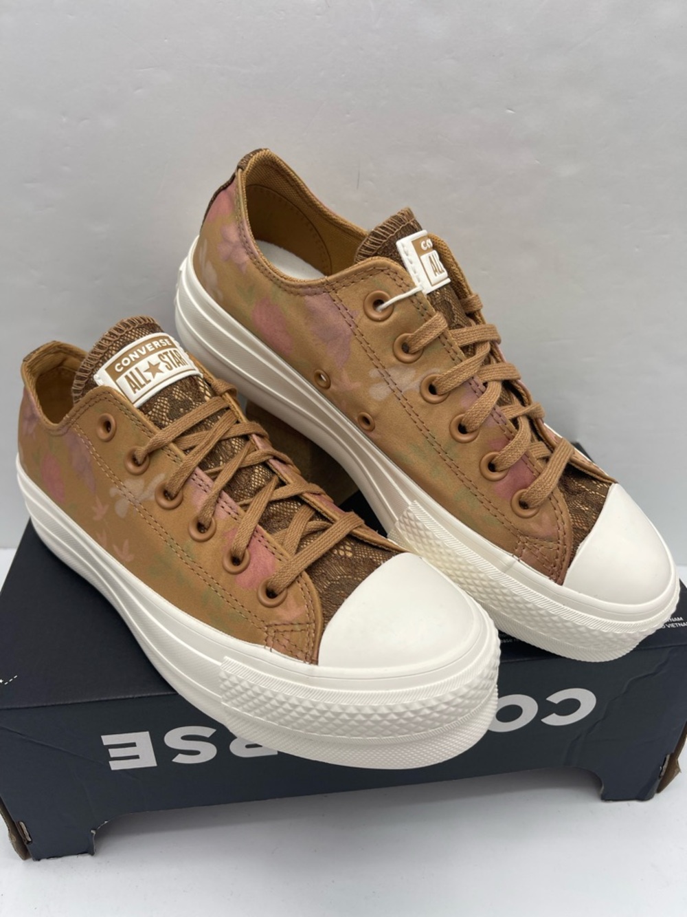 Converse CTAS Lift Ox Platform Sneakers Incensed Egret Grounded A17486F Low Top - Picture 7 of 16
